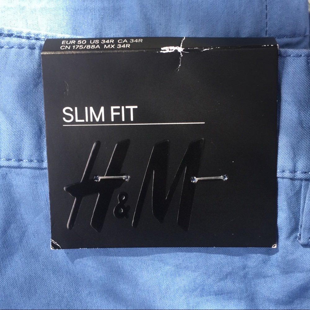 COPY - H&M Slim Fit Blue Shorts Mens